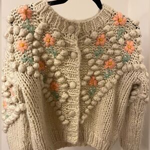 "Sugar Thrillz" Floral Cottagecore Cardigan.